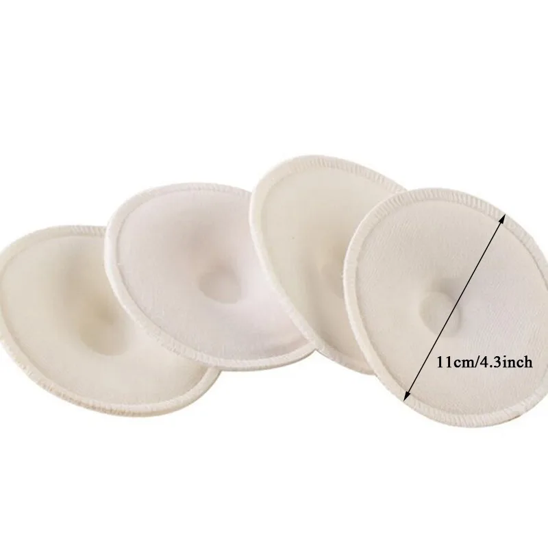 4 Pcs New Bamboo Breast Pad Nursing Pads For Mum Washable Waterproof Feeding Pad Bamboo Reusable 6