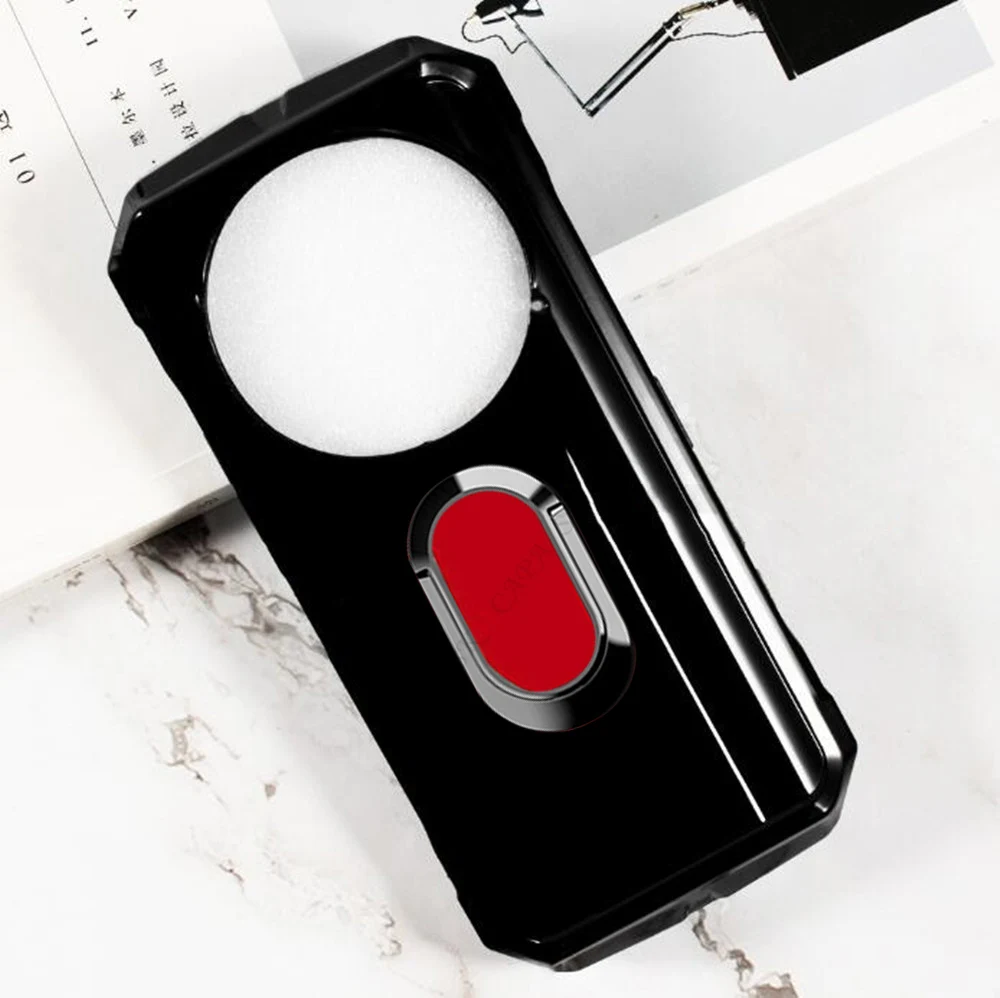 Enhanced Back Ring Holder Phone Cover - TPU Soft Silicone Case for 6.58 Devices (2023 Edition)