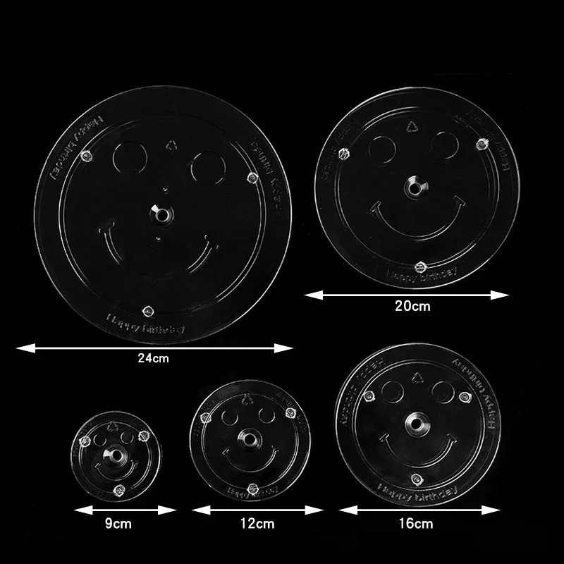 4/6/8/10/12inch Multi-layer Cake Piling Bracket Support Frame Practical Cake Stands with Straw Round Dessert Making Decor Tools
