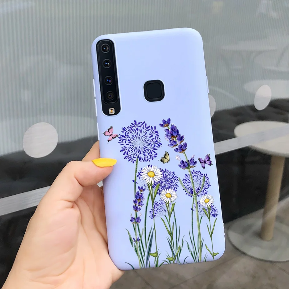 For Samsung Galaxy A9 2018 Case SM-A920F Soft Silicone Stylish Candy Painted Back Cover Phone Case For Samsung A 9 A9 2018 Coque waterproof case for phone