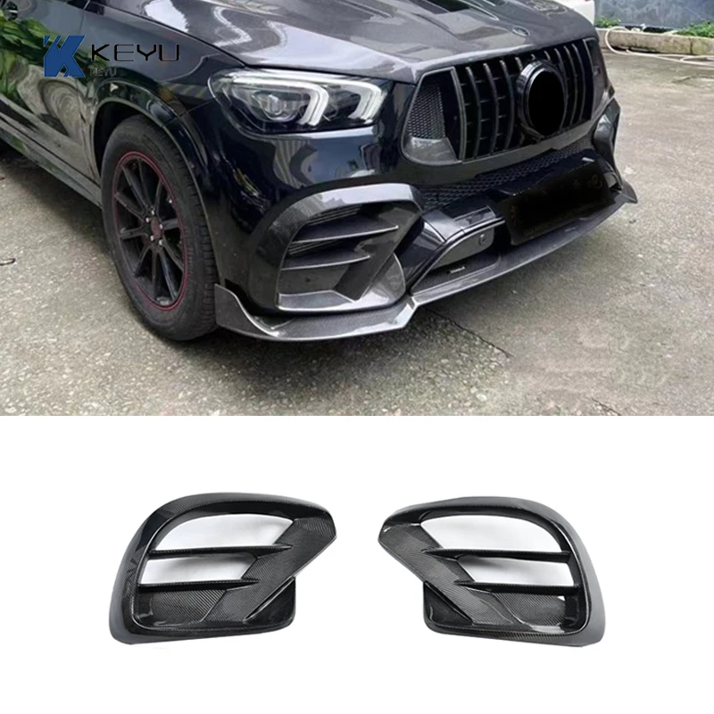 For 2020-2022 Mercedes Benz GLE63 SUV front and rear bumpers carbon fiber body  kit - AliExpress