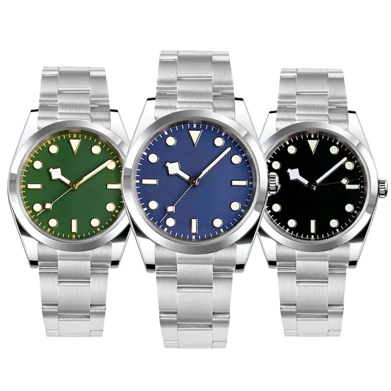 Tandorio Dive 36Mm 39Mm Nh35 Pt5000 Quadrante Verde Orologio Da Uomo Vetro Zaffiro 20Atm Braccialetto Impermeabile In Acciaio Inossidabile A Mano Con 