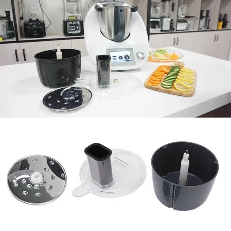 Kitchen Thermomix TM6 and TM5 Accessories Vegetable Cheese Cutter for Radish Slicing Sweet Potatoes Food Processor Container