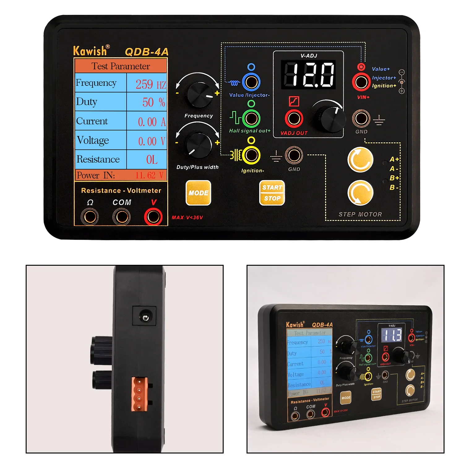2025 NEW Auto Ignition Coil & Injector Tester – Solenoid Valve, Idling Stepper Motor, and Drive Simulator Diagnostic Tool 4