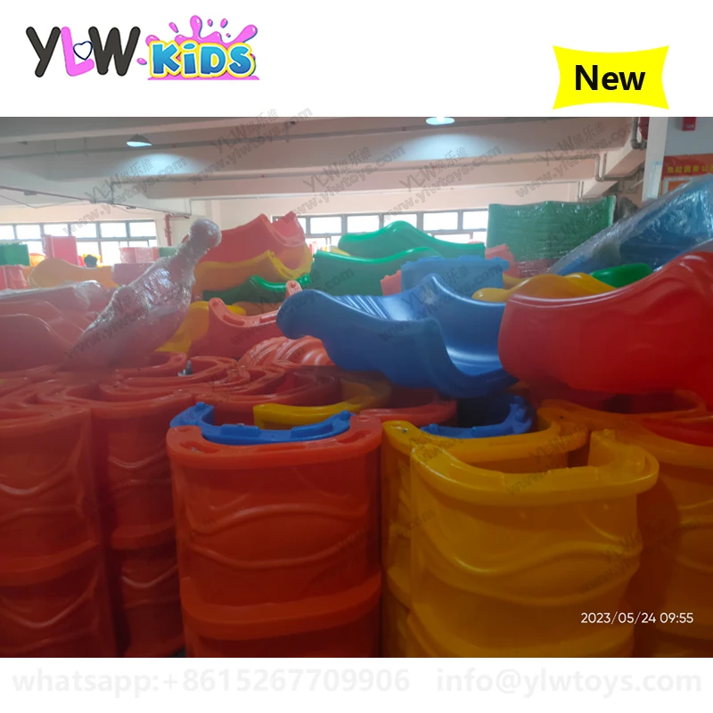 ylwcnn-custom-plastic-slide-pieceskids-amusement-open-slide-game-garden-slide-park-plastic-slide-wholesale