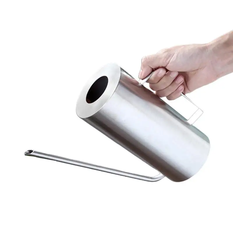 

Long Neck Watering Can Stainless Steel Long Spout Watering Can 1.5 L Stainless Steel Plant Watering Can House Plant Waterer For