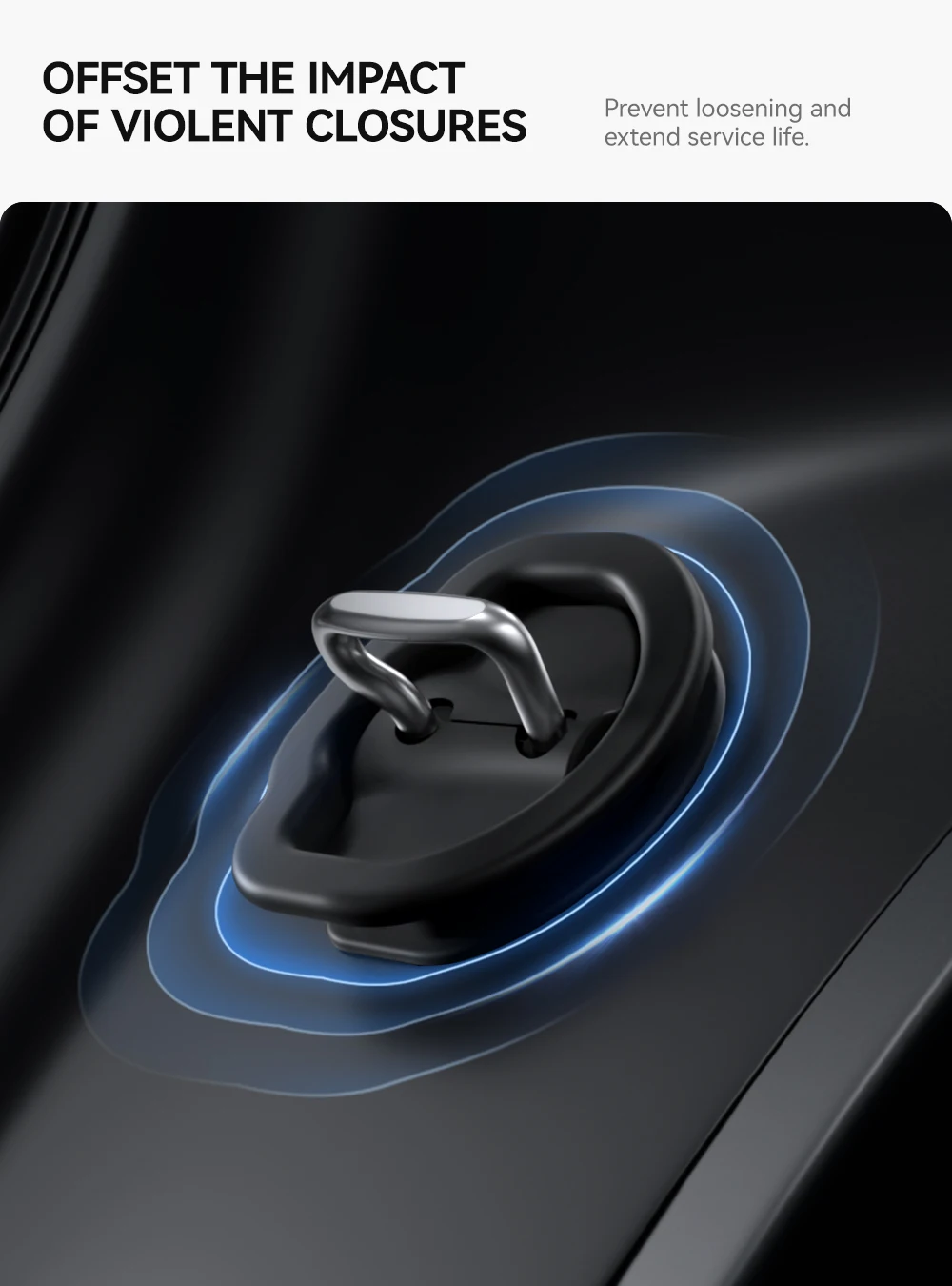 YZ Tesla Model Y/3 Highland Juniper Door Shock Absorber Door Lock Protector Sili