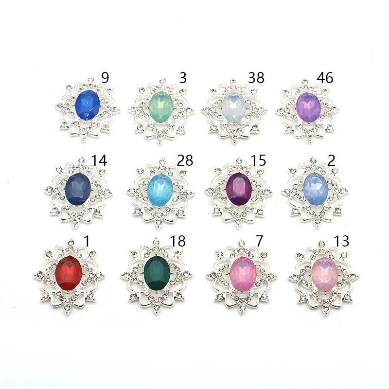 

10 шт., серебряные эллиптические аксессуары для волос