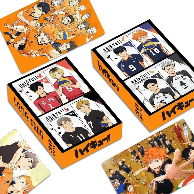 

30 листов/Набор Аниме Haikyuu! Lomo открытка Kenma Kozume, Kuroo Tetsuro фигурка мини открытка поздравительная открытка Kawaii Канцелярские подарки