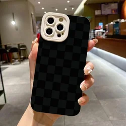 Vintage Colorful Plaid Painting Phone Case Cover for Samsung A56 5G (1)