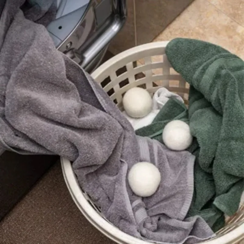 3/6pcs Wool Dryer Balls Reusable Anti-static and Anti-winding Laundry Ball Washing Machine Wash Clothes Accessory Laundry Tool