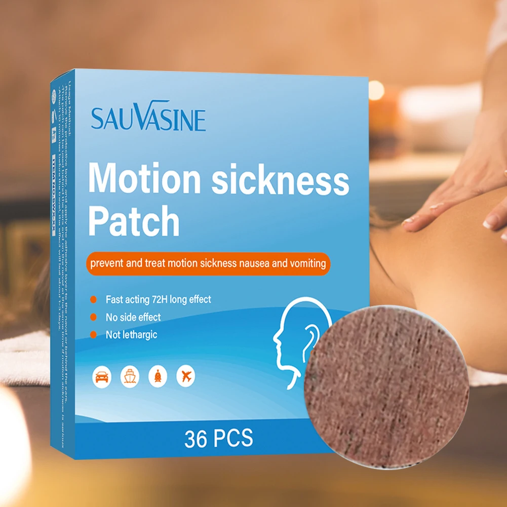 Travel Motion Sickness Stickers 36pcs for Adult Elderly motion sickness stickers