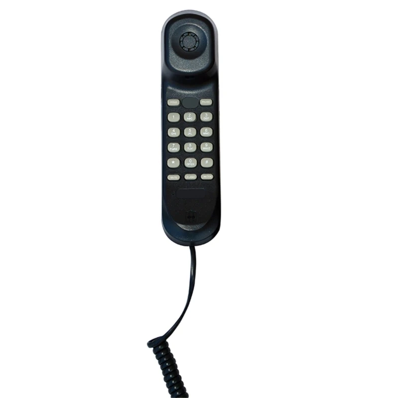 Description Picture 5 of itemCorded Wall Phone Trimline Phone for Hotel Landline Bathrooms Convenient Operation Wall Telephone Set