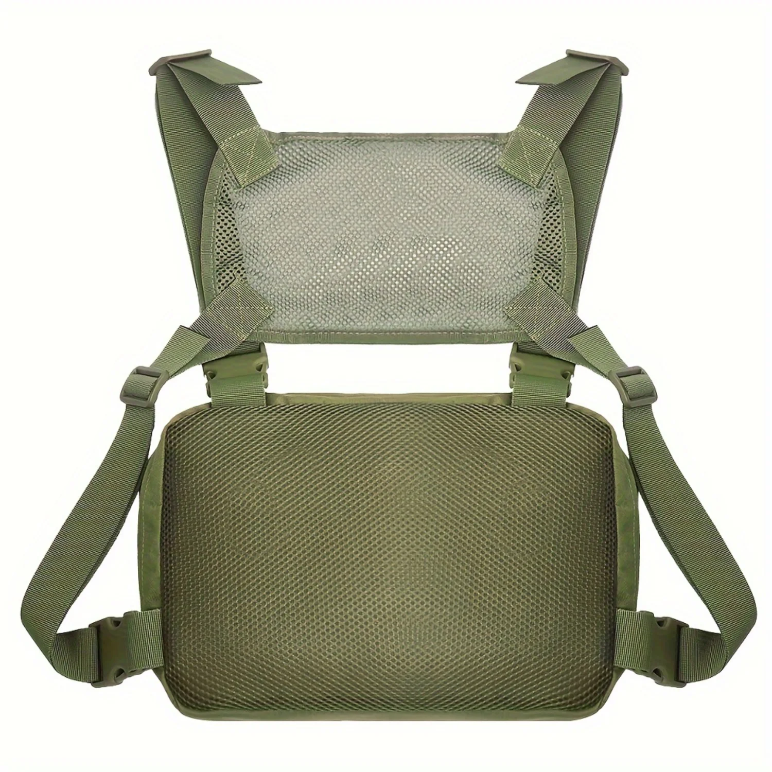 Outdoor Sports Chest Bag, Multi-functional Practical Convenient Mesh Breathable Chest Bag
