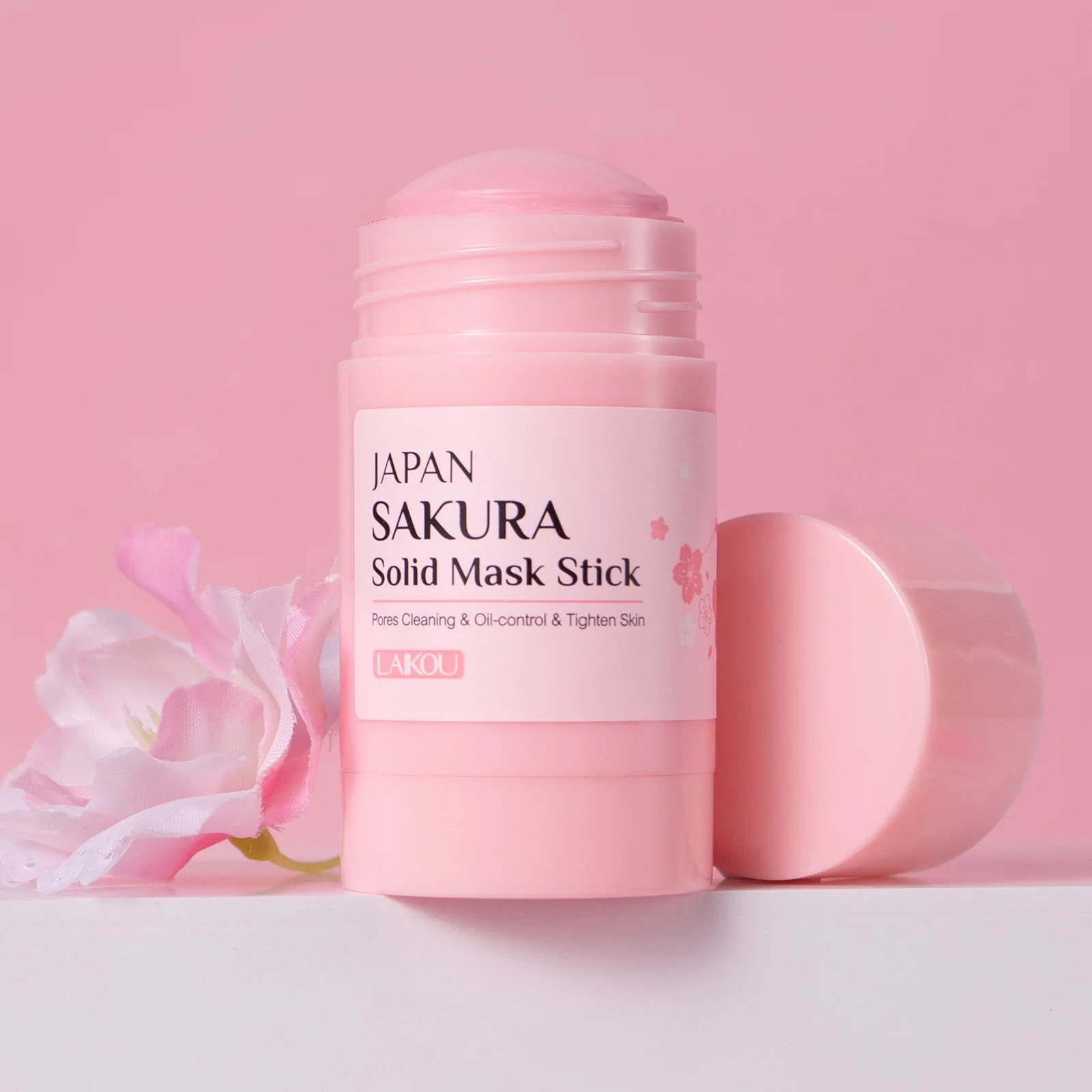 Sakura Solid Face Mask Stick Deep Cleaning Green Tea Facial Mask Reduces Blackhead Pores Oil Control Moisturizing Mud Mask 40g 6 Sakura Solid Face Mask Stick Deep Cleaning Green Tea Facial Mask Reduces Blackhead Pores Oil Control Moisturizing Mud Mask 40g - Image 6