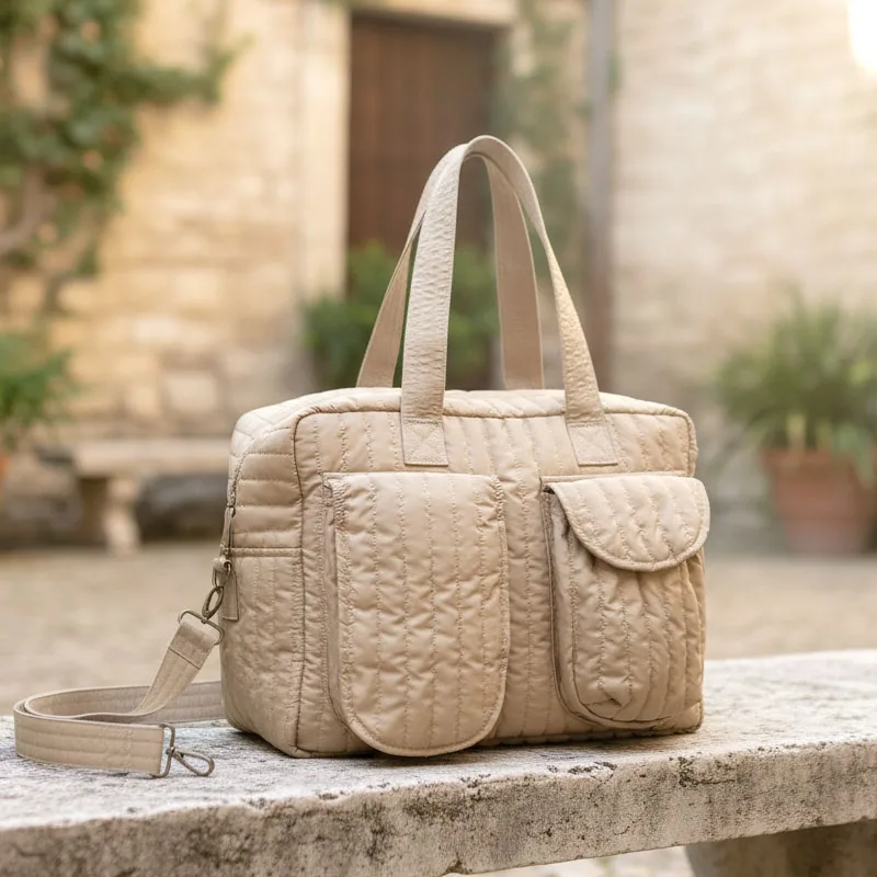 New Baby Diaper Bag Multi Compartment Travel Duffel Bags Women with Hand Luggage Airport Cabin Bags Mom Stroller Maternity Totes