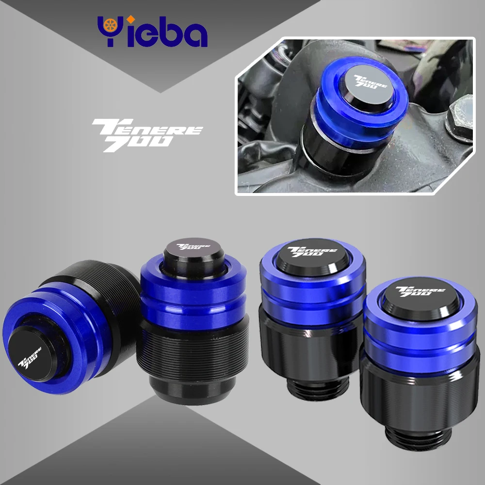 

FOR Yamaha Tenere700 XTZ 700 T7 2019-2024 TENERE 700 2023 2022 Rearview Mirror Plug Hole Screw Cap & Tire Valve Stem Caps Cover