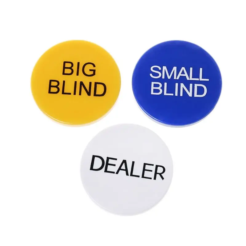 

Games & Sports Expert Small Blind, Big Blind, Dealer Puck Buttons | Set of 3 Casino Hold Dealer Drop Shipping