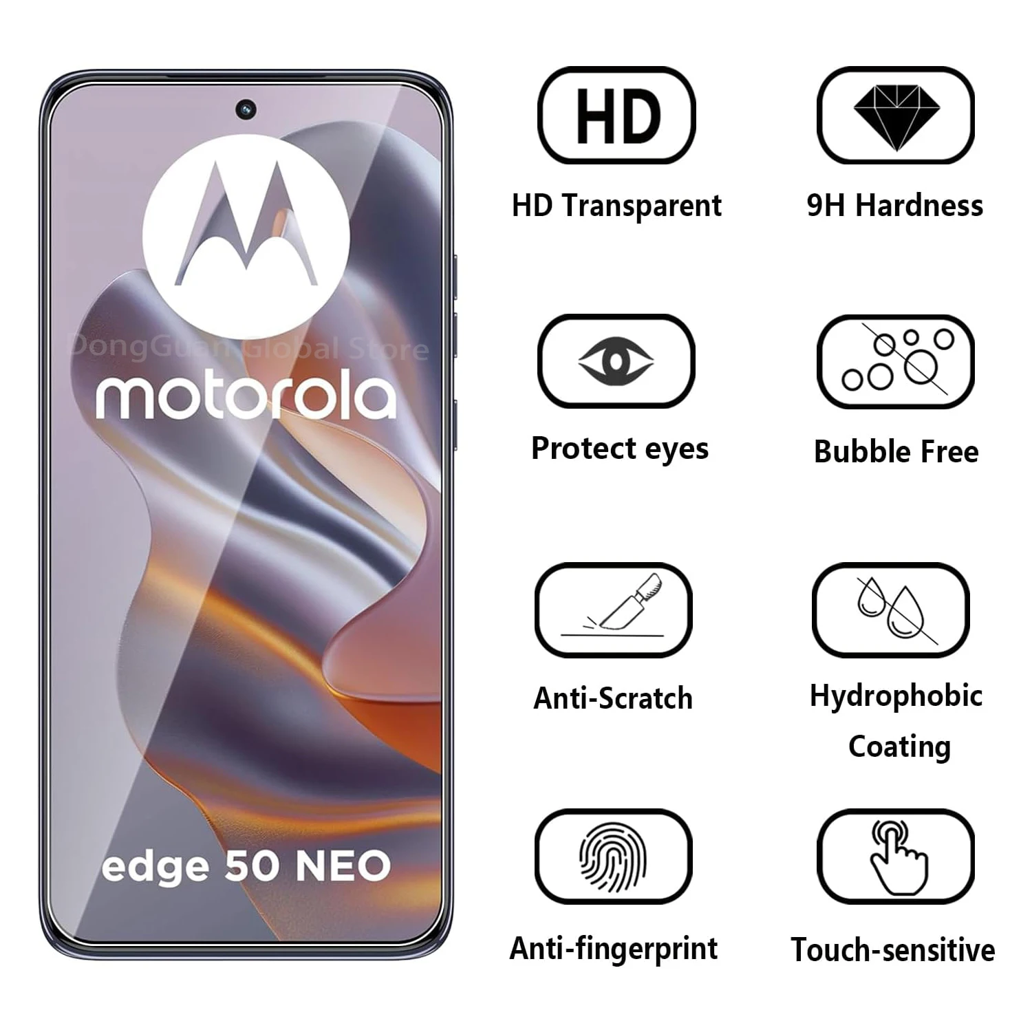 Premium Tempered Glass Screen Protector, 2/3/4 Pack, for Ultimate Display Protection