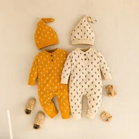 Newborn Baby Clothes 0 to 18 Months Cactus print Onesies For Baby Boy Girl Style Long Sleeve Infant Romper Toddler Jumpsuit 1