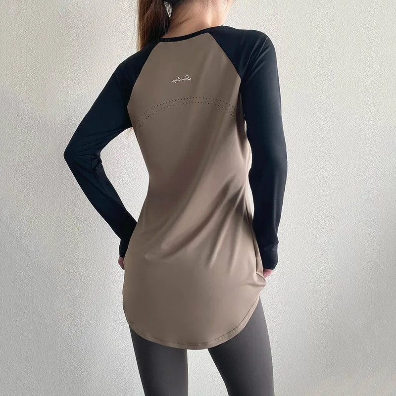 Long Sleeve Yoga Clothes Pilates Blouse Sport Women Top Yoga Shirt Fitness Running T-shirt Sportswear Gym Clothing sports t shirt yoga top yoga shirt sports shirt