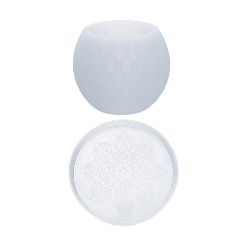 

Силиконовая форма для подсвечника, форма для подставки для кофе и чая для DIY Craft Srorage Box