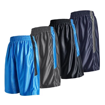 4-piece men's casual striped basketball shorts summer basketball running fitness quick drying shorts 1