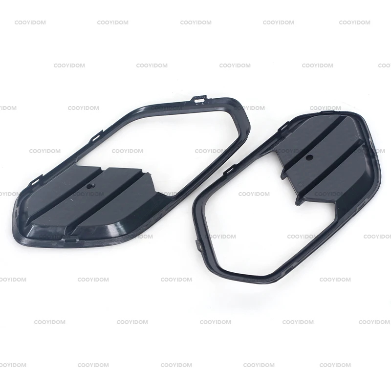 Auto Front Stoßstange Nebel Licht Lampe Rahmen Grille Abdeckung Für Ford Escape Kuga 2017 2018 2019 Chrom Front Nebel Licht Trim Abdeckung – Detail 6