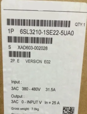 

Новый 6SL3210-1SE22-5UA0