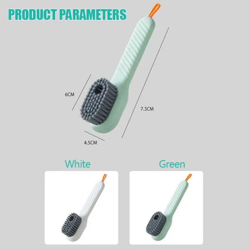 Shoe Brush Multi-functional refill cleaning brush shoe brush laundry soft bristle press out