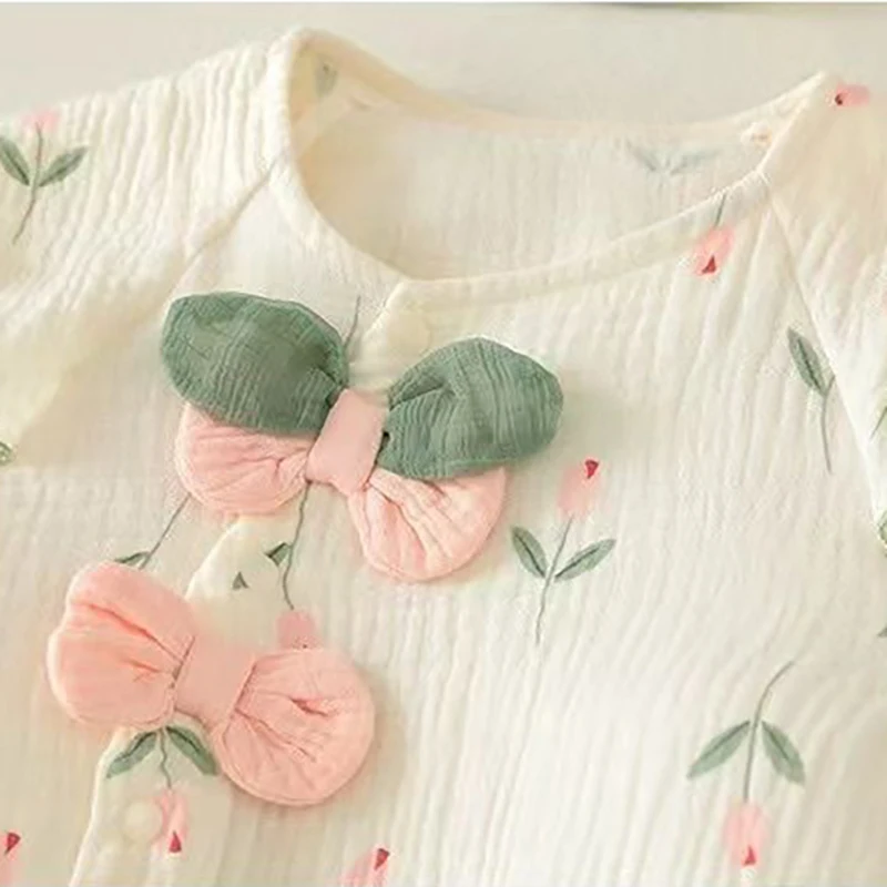 Autumn Baby Girls Cute Romper Jumpsuit