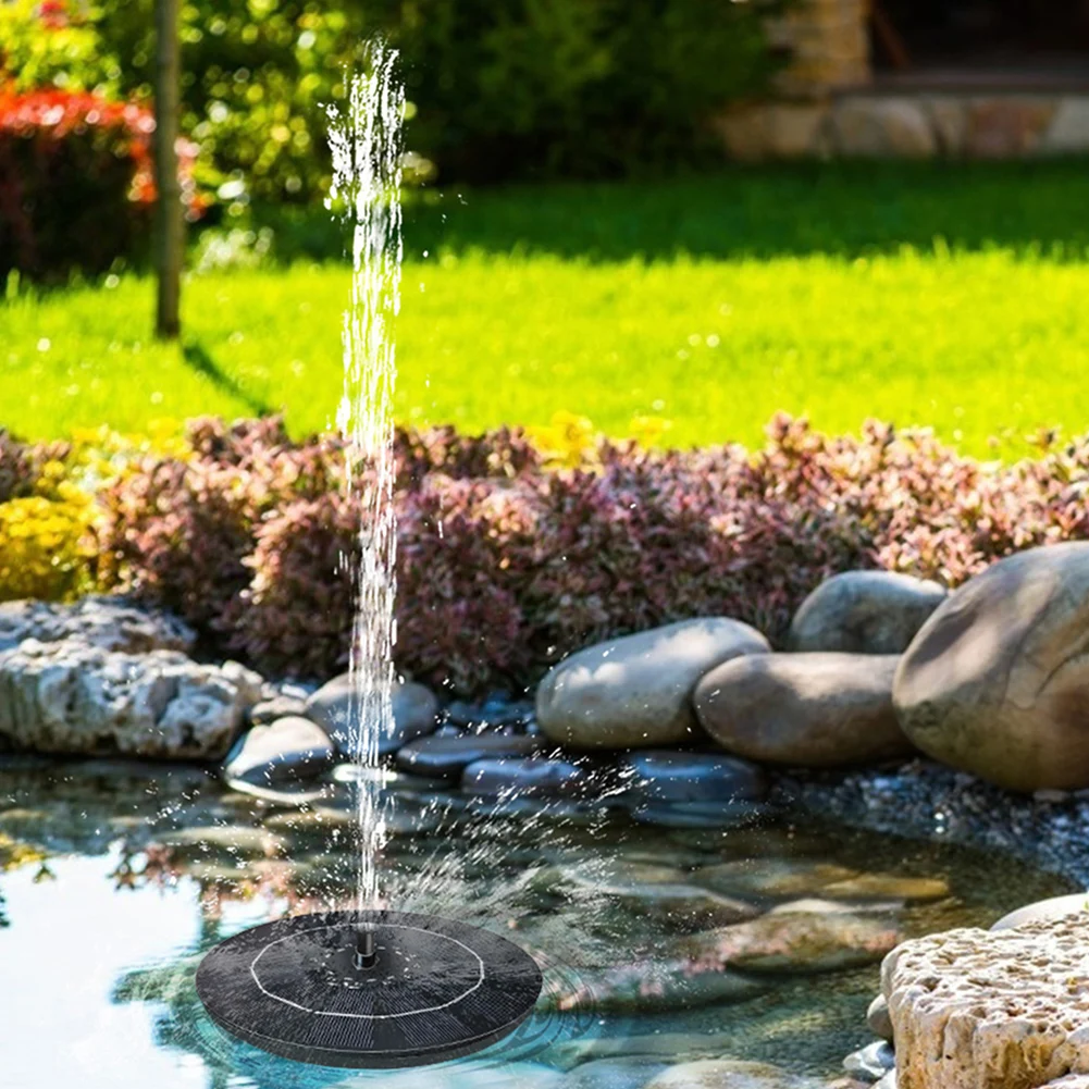 Solar Powered Floating Fountain Pump for Garden Pond Pool