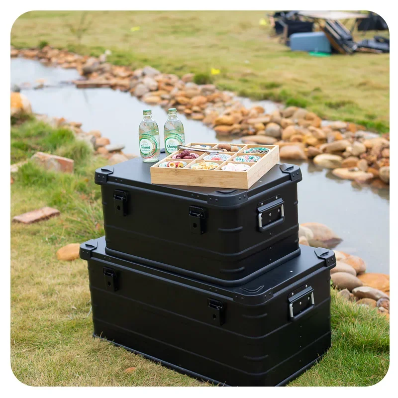 Amazon｜アルミコンテナコンテナボックスアルミ鋼屋外キャンプ用品屋内