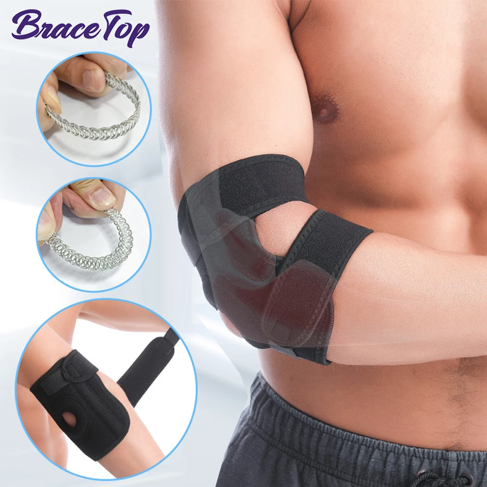 

BraceTop Sports Elbow Pads Summer Thin Professional Men and Women Fitness Joint Running Basketball Training Elbow Squat Elbowcap