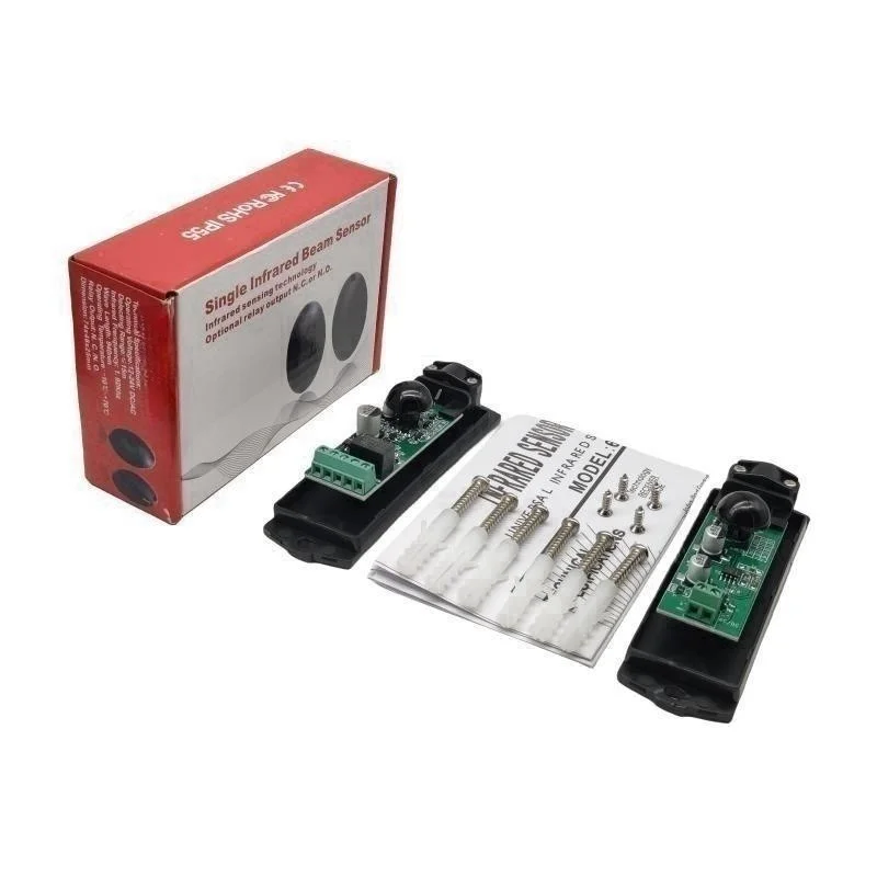 Wasserdichte Infrarot-Fotozellen für Tore und Türen, DC/AC 12~24V IR-Sensor, Automatische Barriere, Sicherheits-Lichtschranke für Automatische Toröffner – Detail 4