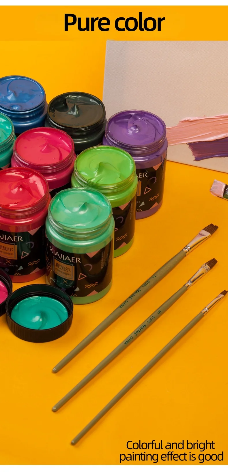 Chagall 100ml Acryl-Pigment Perlglanzpulver Perlmutt Tiefblau Perlglanz-Acrylfarbe – Detail 7