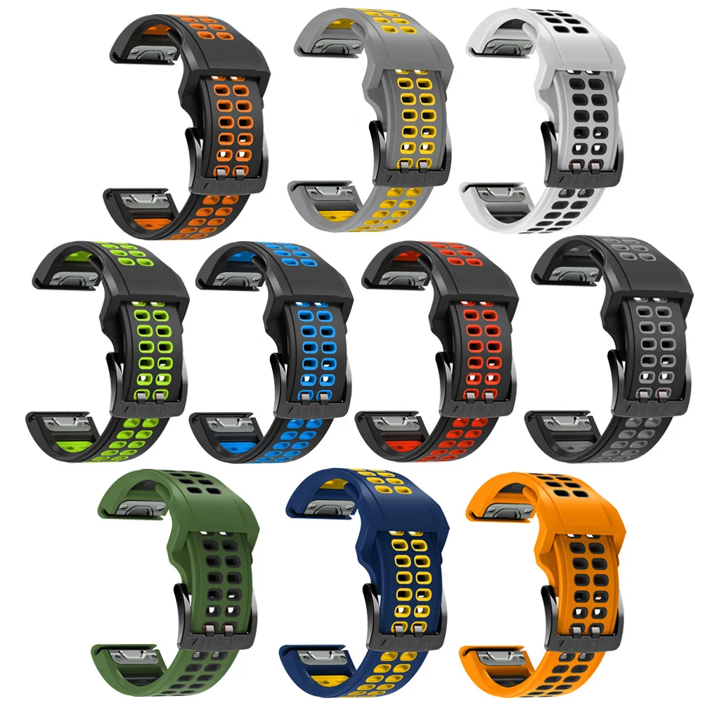 Premium Silicone Smart Watch Replacement Band - Versatile and Durable Design