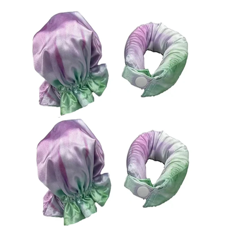 Heatless Curling Rollers - Soft Silk Hair Styling Tools for Effortless Waves and Curls