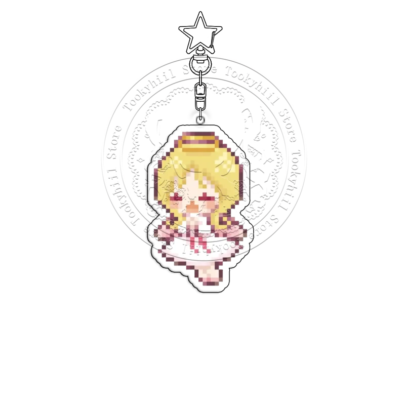 Shugo Chara Pixel Schlüsselanhänger Acryl Yoshimo Miku Exquisite Utsumi Studententasche Dekorieren Zubehör Anhänger Eru Schlüsselanhänger Geschenk – Detail 10