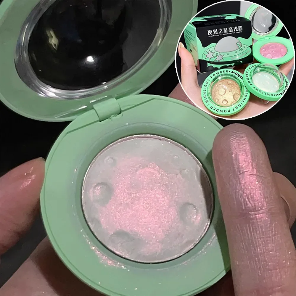Planet Highlighter Powder Beauty Brighten Face Shading Mashed Potato Fairy Powder Shimmer Contour Focallure Illuminator Makeup