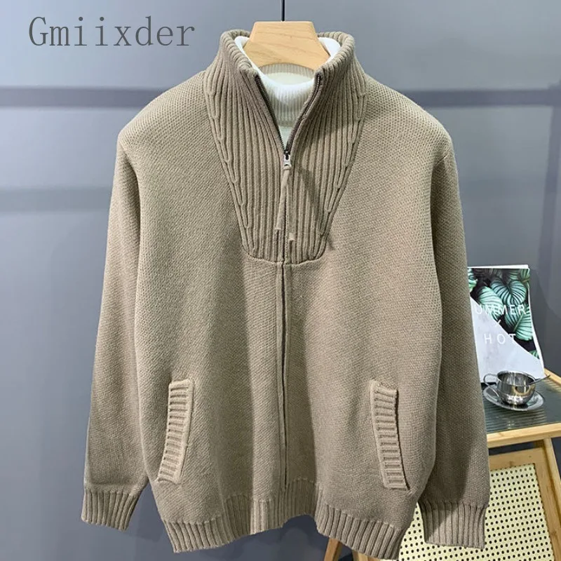 Riolio Japanese Niche High-end Jacket Korean cityboy wear 2025 New Military Green Tops for men Women's Spring Clothes simple O-neck top