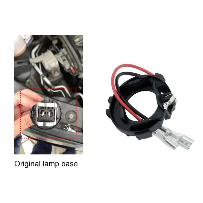 H7 led bulb Adapter bulb clip retainer lamp base holder car headlight socket for VW Golf 7 MK7 Jetta connector D114 headlight holder led lamp bulb base light holder led lamp bulb lamp holder light bulb socket socket connector plug adapter