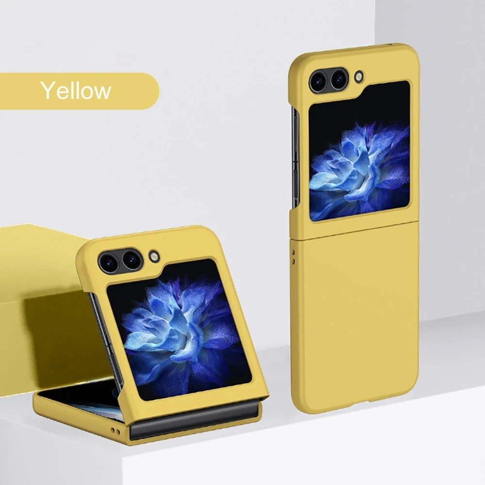 Foldable Screen-Friendly Case with Full Lens Protector - Skin-Friendly Back Cover