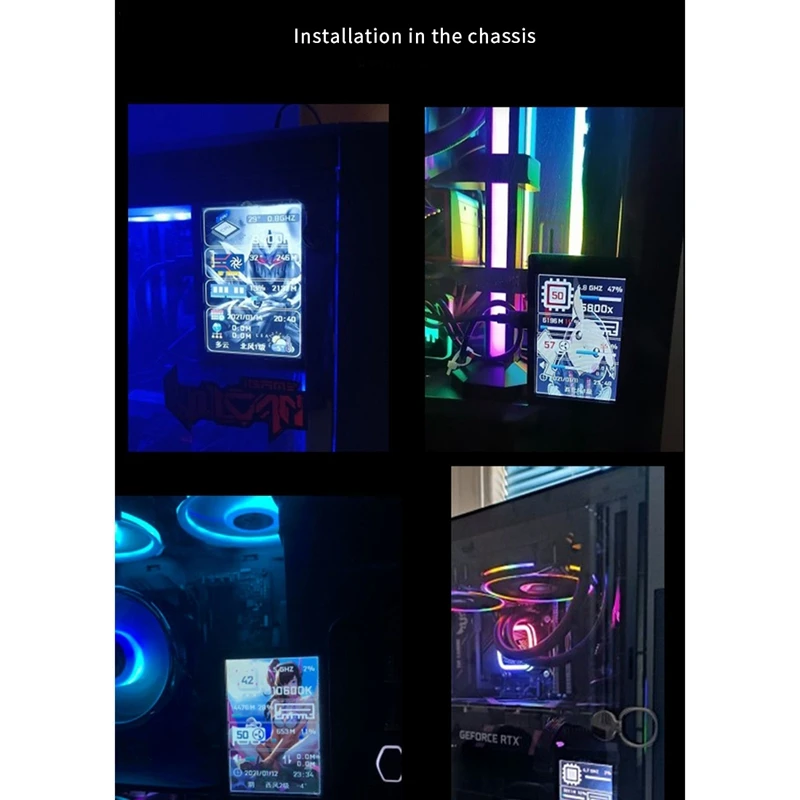 AIDA64 ̴ ITX ̽ 3.5 ġ IPS TYPE-C  ȭ CPU GPU RAM HDD  USB ÷