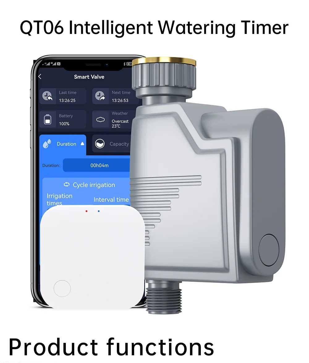 ZIGBEE WIFI Garden Watering Timer Smart Sprinkler Drip Irrigation System Built-in Water Flow Recorder Water Controller TUYA micro sprinkler irrigation kit