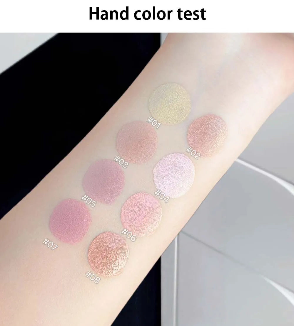 Concealer Palette Monochrome Waterproof Brightening Cream Face Makeup_voghion.com