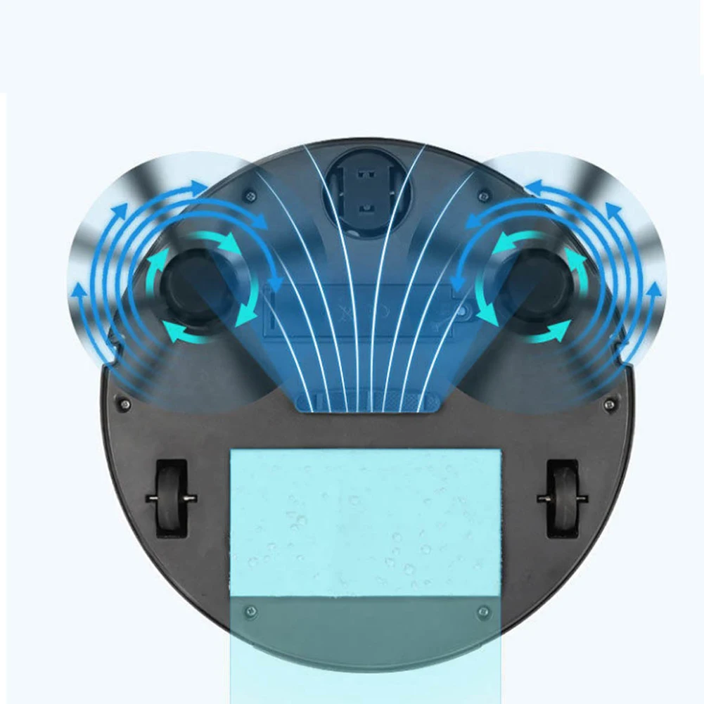 Intelligent Sweeping Robot 1200mAh Mini Cleaning Machine Low Noise Labor Saving Rechargeable for Pet Hair Hard Floor