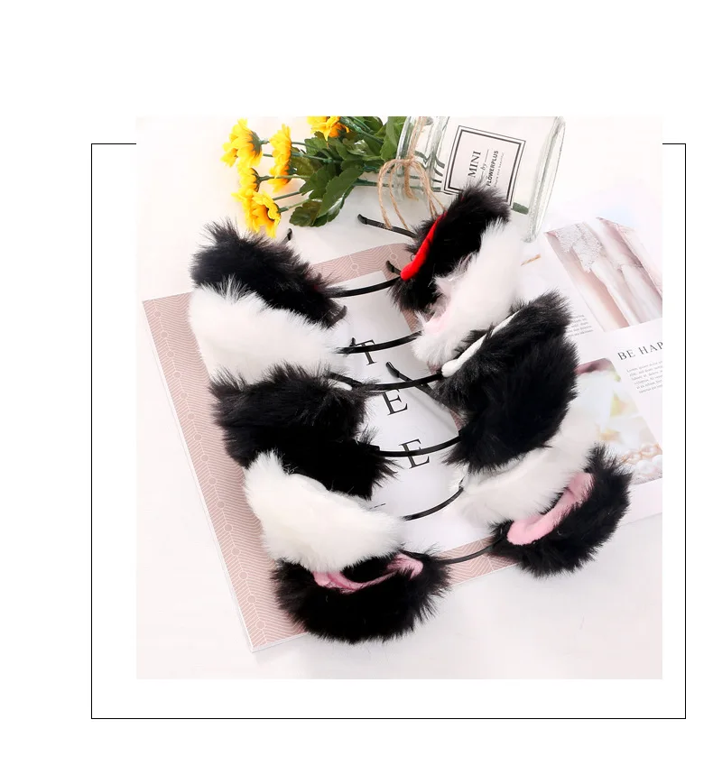 

Fashion Girl Cute Cat Fox Ear Fur Hair Headband Hairband Party Anime Cosplay Costume Halloween Christmas