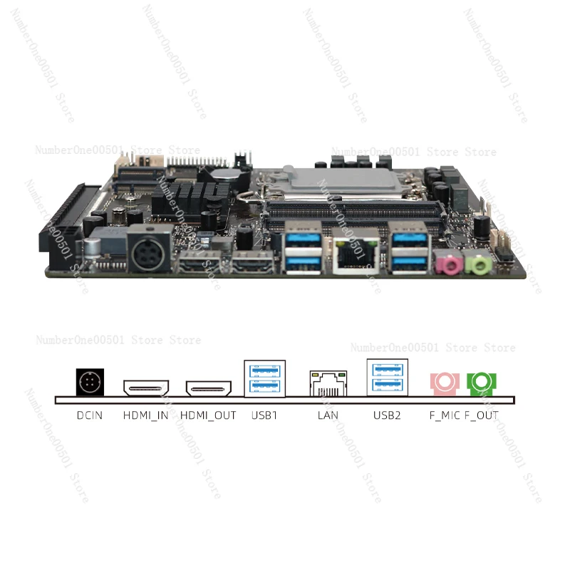 B660i-p 메인보드는 독립 그래픽 카드, M2 하드 디스크, 듀얼 DDR4 메모..