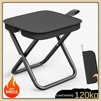 NOUVEAU tabouret de pêche ultra-léger, chaise pliante de camping pique-nique en plein air, siège de voyage portable, chaise pliante pratique à transporter. 1